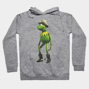 Muppets Hoodie - Cowboy Kerm by DarkLordPug